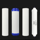 COUYER 滤野美的净水器通用滤芯RO反渗透mro101a/102/204 MRC1583/1683B套装 分体麦克罗RO单支