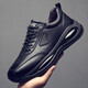 Zapatos de hombres zhedun otoño e invierno más zapatillas de algodón de terciopelo para el trabajo de hombres protección para el trabajo impermeable impermeable zapatos deportivos casuales zapatos de papá hombres FH-9902 Negro 39