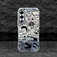 Japan and the United States new mobile phone case suitable for Meizu 21 new frosted electroplated silver Meizu 21 all-inclusive anti-fall men's and women's personalized creative [Line Graffiti Q81] Meizu 21