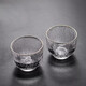 Heisou Japanese-style liquor glass home set, liquor cup, small wine cup, soju cup, sake pot, wine set, gold-rimmed wine glass 50ml, 2 pieces