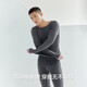 Trois canons vêtements d'automne et pantalons longs de coton pur de coton pur pur thermique pantalon de coton rond pantalon de sous-vêtements