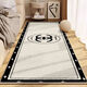 Alfombra de habitación para niñas de dormitorio imitación espesa de cachemira manta de la noche de la noche de la cabecera de altura y resistencia a la tierra hogar gran área j1517c villano marrón oscuro cajas de cajas de cajas de cebo de cebo 120 veces 160.5 cm