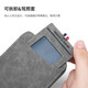 
Cnoles men's short wallet fashion business multi-function leather wallet coin wallet gift box birthday gift for father boyfriend husband practical dream gray
