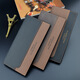 Shuguoer (Shu Guo er) Herren Brieftasche Herren Langer Modestil kontrastierende Farbe Jugend Weiche Brieftasche Mehrere Kartenanzug Tasche Neue Brieftasche Schwarz schwarz