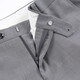 Shanghai Haoyu Suit Men's Business Formal Suit Fit Professional Wear Light Gray Two Button Wedding Suit with Mid Slit H2 Gray XL (175) Recommended 125-140Jin Jin equals 0.5 kg