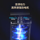 奥克斯（AUX） 电推子剃头理发器成人儿童推发器剪头发神器发廊雕刻大人剃头刀家用理发推子全套工具男友礼物 流光银+双钢剪【5档调速+液晶数显】