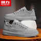 Huili Men's Shoes 2025 Новые мужские универсальные классические ботинки с низкой топ -спортивной обувь мужская черная 44