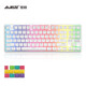 
Black Jue (AJAZZ) K870T Bluetooth wireless dual-mode 87-key mechanical keyboard RGB lighting mobile phone tablet notebook gaming office tea scroll white-RGB