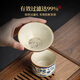 Not clumsy tea set complete set of Kung Fu tea set for home living room high-end blue and white porcelain Ru kiln covered bowl 9-piece tea set