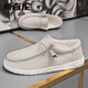 
New Balance summer men's non-slip shoes old Beijing large-size cloth shoes large-size one-sized men's shoes casual sports shoes Q829 gray 40