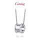 GsunG platinum small waist pendant new PT950 passepartout pendant platinum pendant for men and women fashionable shiny pendant C style PT950 pendant about 2.2 grams pre-ordered
