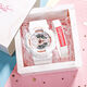 Park RI Watch Schüler Junior High School weiblich Ins Stil Internet Berühmtheit Einfache elektronische Uhr Harajuku Sport frisch 918 692-32 Pink Gold Watch + Batterie
