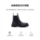 Ecco Short Boots for Women, marca de alta gama Simple Commuting Boots de Chelsea de suela gruesa para invierno, innovación 214793 Black 37