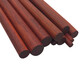 First concept of red rosewood solid wood round stick wooden stick wardrobe pole curtain rod DIY building model material small flagpole drum stick diameter 30mm 60 cm