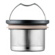 Tafuco 316 Edelstahl Business Office Water Thermos Cup mit Teefilternetz mit Deckel T6172 Knight Black 0,5 l