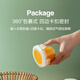 COOKSS baby food supplement box glass retortable storage box household frozen grid fresh-keeping cake mold food supplement bowl tool
