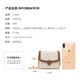 Cnoles women's wallet short real cowhide student mini fashion coffe clip bag for women's birthday gift for girlfriend