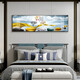 Tongdi Modern Simple Bedroom Decoration Peinture Nordic Style Salle PEINTURE PEINTURE COMPLET Hôtel B&B Hôtel Elk peinture de suspension 03 Jiahe Fugui 12147 Crystal Porcelain Painting 200 * 60 Recommandation de lit de 2 mètres personnalisé en cadre noir