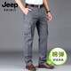 JEEP SPIRIT吉普休闲工装裤男士多口袋直筒宽松长裤潮流春夏男裤子9923薄款 9923薄款灰色 35码2尺7