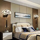 Yaotian New Chinese Style Wall Light Wohnzimmer Modernes Schlafzimmer Nachtweiser leichter Gang Treppe Dekorative Hintergrund Wandradar Erfassungslampe 6636 Kabel/Induktion + immer heller Stil