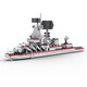 
Wange Military Series Assembly Toys Sea, Land, Air Tanks, Warships, Missile Vehicles Plug Model Small Particle Building Blocks Boy 10 3524 Varyag Cruiser