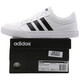 阿迪达斯 （adidas） 男鞋 春季新款运动鞋低帮复古时尚耐磨板鞋舒适透 AW3889/小白鞋 44 (270mm) 9.5