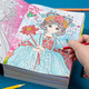 Livres de coloriage de princesse, 6 volumes, livres de dessin pour enfants, dessins des élèves de l'école primaire, livres de peinture, outils de filles, graffiti