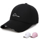 Demi Anesa Hat Men's and Women's Spring and Autumn Baseball Cap Korean Style Trendy People Outdoor Travel Versatile Sun Hat Casual Travel Baseball Cap Black One Size 55-60