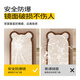 Santoburg full-body mirror floor-standing mirror new style princess style bear dressing mirror clothing store fitting mirror home wall-mounted mirror wooden full-body mirror-white [wall hanging style] 160*60-speed shipping