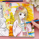Livres de coloriage de princesse, 6 volumes, livres de dessin pour enfants, dessins des élèves de l'école primaire, livres de peinture, outils de filles, graffiti