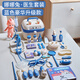 Huangen Children's House Playing Doctor Toy Set Little Girl Stethoscope Medical Box Nurse Role Playing Injection Baby Deluxe Version 48-Piece Value Package-With Doll-Blue Package All Packages are sent to suspended bottles