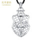 Flowers and grass covered with flowers Platinum men's pendant Platinum men's PT950 platinum pendant Fashionable super flash domineering simple platinum pendant Platinum pendant weighs about 22.36 grams