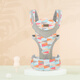 
Beiyou baby strap baby front-held back-style newborn child baby carrying baby artifact is simple to go out and both front and back. Colorful-belt style (3-36 months, waist protection and effort saving)