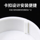 KAILEPU angle valve decorative cover shower shower mixing valve ugly cover bathroom faucet water pipe beautification blocking decorative artifact silver-10mm high