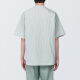 MUJI (MUJI) Feeling de hombres Henry Henry Camiseta de manga corta Camisa de base de hombres Historia de hombres AC1W6C4S Rayas verdes claras M (170/92a)