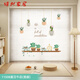 
Venetian blinds/folding curtains/Roman curtains Shangri-La curtains blinds Living room bedroom bay window floor-to-ceiling windows without shading 13571 Flower Fairy 1 piece