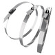 Autocolqueo 304 Cable de acero inoxidable Ataza de enlace de cable de enlace al aire libre Bundling de cable fijo OT3300 7.9*300 mm 20 piezas OT3291