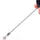 Kafus Outdoor Caravan Schnalle lächelndes Gesicht Voller Eisen Metall Teleskop Schnalle Arbeitszertifikat Kartenhalter Arzt Krankenschwester Taillenkarte Zugangshalter Halter Abzeichen Zinklegierung Easy-Pull-Schnalle Lanyard Custom Tropf Gummi tropftropfen Plastik