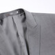 Shanghai Haoyu Suit Men's Business Formal Suit Fit Professional Wear Light Gray Two Button Wedding Suit with Mid Slit H2 Gray XL (175) Recommended 125-140Jin Jin equals 0.5 kg