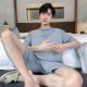 Modal Herren Pyjamas Herren Sommer 2025 Neue Kurzärmer-Heimkleidung Herrenstil Jungen und Teenager Sommerstil großgröße HDE-9930 2XL