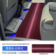 Xushansi es adecuado para 24 Buick New Energy Hybrid Gl8 Po-Foot Pad PHEV Mid-Row Modificación de alfombra personalizada es Lu Zun 25S (Phantom Blue) Tercera fila 12240cm