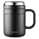 Tafuco 316 Edelstahl Business Office Water Thermos Cup mit Teefilternetz mit Deckel T6172 Knight Black 0,5 l