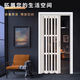 Jinkaidun aluminum alloy folding door partition door kitchen living room bathroom indoor no lower rail air conditioning sliding door invisible sliding door gray