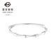 Caibai Jewelry Platinum Ring Pt950 Platinum Fashionable Elegant Cold Wind Wave Design Ring Price BJ Platinum Ring Approximately 0.93g No. 11