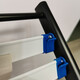 Green text aluminum alloy newspaper rack newspaper rack book rack display rack magazine rack floor-standing mobile office library material promotion rack hanging newspaper rack K31B-newspaper rack-black 1 piece