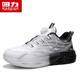 Huili Men's Shoes para la primavera 2025 Nuevo botón giratorio más zapatos de algodón Running Teenager Casual Sports Dad Shoes Black [3899 más estilo de vellón] 39