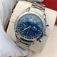 
[Second-hand 99 new] Omega Men's Watch Speedmaster Series Automatic Mechanical Multifunctional Chronoluminous Stainless Steel Swiss Casual Watch Second-hand Luxury Watch Watch Famous Watch 39MM Dark Blue Dish Steel Band Eight-Pin 3523.80.00