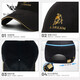 POLO men's hat pure cotton spring and autumn new fashion brand baseball cap women's fashion casual versatile sunshade duck tongue calf style - black (gold thread embroidery)