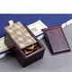 Mahagoni-Schmuckschachtel Jade Storage Box Rosenholz Antike kleine Holzkiste Massive Holzdichtung Armband Buddhist Perlen Aufbewahrungsbox High-End Red Rosenholzoberfläche 171645 cm