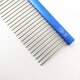 Chongyuan Chonry Chongyuan CY color pet beautician comb C20 pet dog and cat refined aluminum handle comb entry-level 19cm-light blue